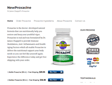Tablet Screenshot of newproxacine.com